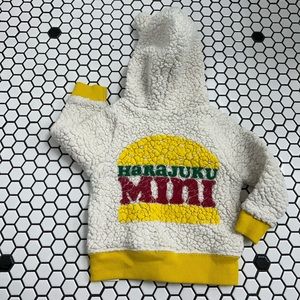Harajuku mini teddy  hoodie zip up size 12 months